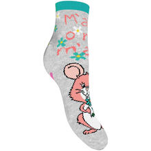 CALZINO BIMBA ANTISCIVOLO COTONE LEGGERO 