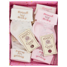 CALZINO NEONATA CALDO COTONE 