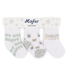 CALZINO NEONATO COTONE TRIS 