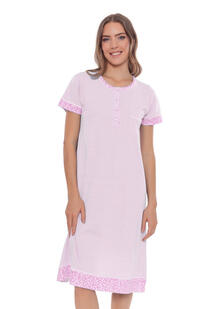 CAMICIA DA NOTTE DONNA MEZZA MANICA 