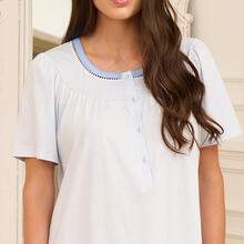 CAMICIA DA NOTTE DONNA MEZZA MANICA 