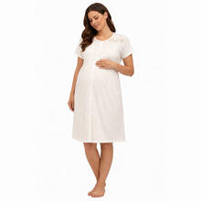 CANOTTA DONNA COTONE PREMAMAN COTONE MEZZA MANICA 