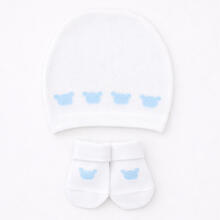 CAPPELLINO+GUANTINI NEONATO 