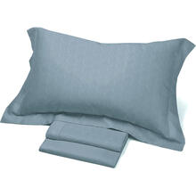 COMPLETO LETTO 2 PIAZZE RASO DI COTONE FEDERE 3 VOLANI 