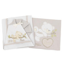 COMPOSE' CULLA NEONATO PIQUET 4 PEZZI 