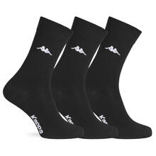 CONFEZIONE 3 PZ CALZINO UOMO CORTO RASATO CON LOGO KAPPA 