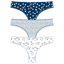 CONFEZIONE BRASILIANO 3 PEZZI FANTASIA CON TRECCINA 