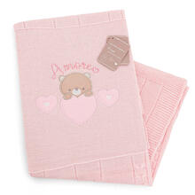 COPERTA CULLA RICAMATA SMACCHINATA 