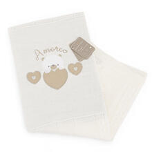 COPERTA CULLA RICAMATA SMACCHINATA 