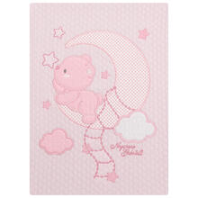 COPERTINA CULLA COTONE RICAMATA 