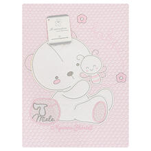 COPERTINA CULLA COTONE RICAMATA 