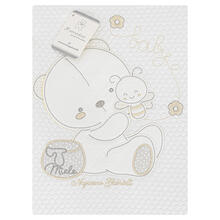 COPERTINA CULLA COTONE RICAMATA 