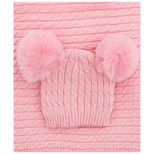 COPERTINA CULLA CULLA + CAPPELLINO PON PON 