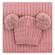 COPERTINA CULLA CULLA + CAPPELLINO PON PON 