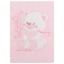 COPERTINA CULLA PIQUET RICAMATA 