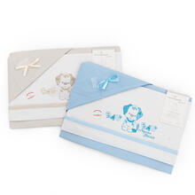 LENZUOLO 3 PZ CULLA RICAMATO 