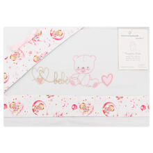 LENZUOLO 3 PZ CULLA RICAMATO 