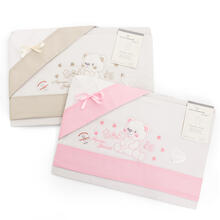 LENZUOLO 3 PZ CULLA RICAMATO 