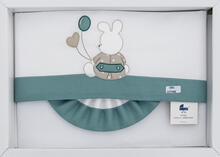 LENZUOLO 3 PZ CULLA RICAMATO 