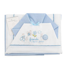 LENZUOLO 3 PZ LETTINO RICAMATO 