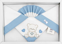 LENZUOLO 3 PZ LETTINO RICAMATO 