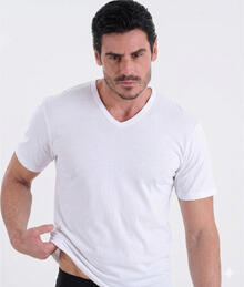 MAGLIA MEZZA MANICA PUNTA COTONE MERCERIZZATO 