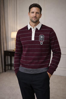 MAGLIA UOMO MANICA LUNGA LANA SMACCHINATA 