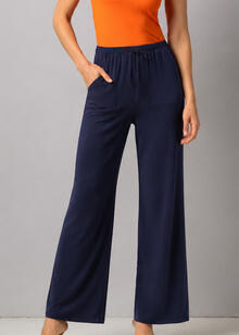 PANTALONE LARGO VISCOSA ELASTICIZZATA 
