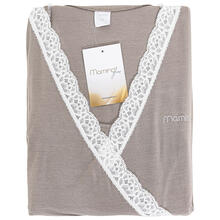 PIGIAMA D MEZZA MANICA PREMAMAN CON BORDINO DI PIZZO 