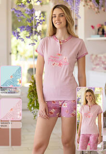 PIGIAMA DONNA 3 PEZZI 