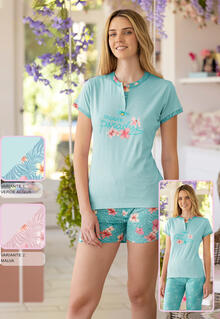 PIGIAMA DONNA 3 PEZZI 