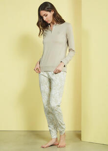 PIGIAMA DONNA LUNGO JERSEY 