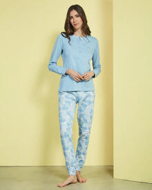 PIGIAMA DONNA LUNGO JERSEY 
