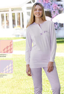 PIGIAMA DONNA LUNGO JERSEY 