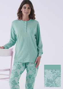 PIGIAMA DONNA LUNGO JERSEY IN SCATOLA 