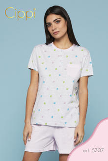 PIGIAMA DONNA MEZZA MANICA PANTALONCINO 