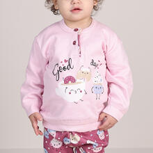 PIGIAMA NEONATA FELPA 