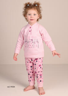 PIGIAMA NEONATA PUNTO MILANO 