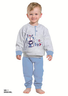 PIGIAMA NEONATO CALDO COTONE 
