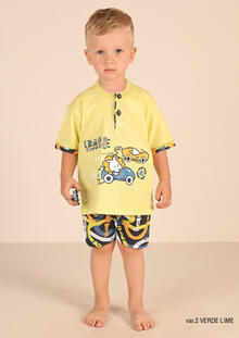 PIGIAMA NEONATO COTONE JERSEY 