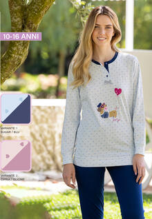 PIGIAMA RAGAZZA LUNGO JERSEY 