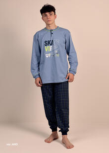 PIGIAMA RAGAZZO LUNGO JERSEY 