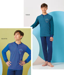 PIGIAMA RAGAZZO LUNGO JERSEY 