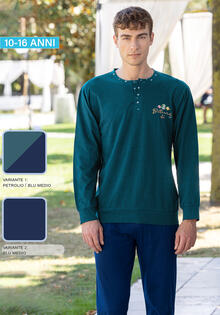 PIGIAMA RAGAZZO LUNGO JERSEY 