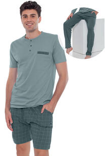 PIGIAMA UOMO 3 PEZZI 