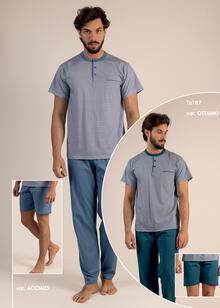 PIGIAMA UOMO 3 PEZZI 