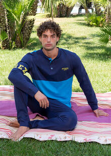 PIGIAMA UOMO LUNGO JERSEY 