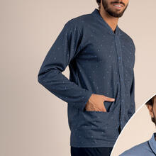 PIGIAMA UOMO LUNGO JERSEY APERTO 