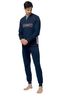 PIGIAMA UOMO LUNGO JERSEY CALIBRATO LOTTO 