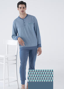 PIGIAMA UOMO LUNGO JERSEY IN BUSTA 